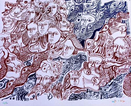 'TEOTL' Screenprint by Arrington De Dionyso
